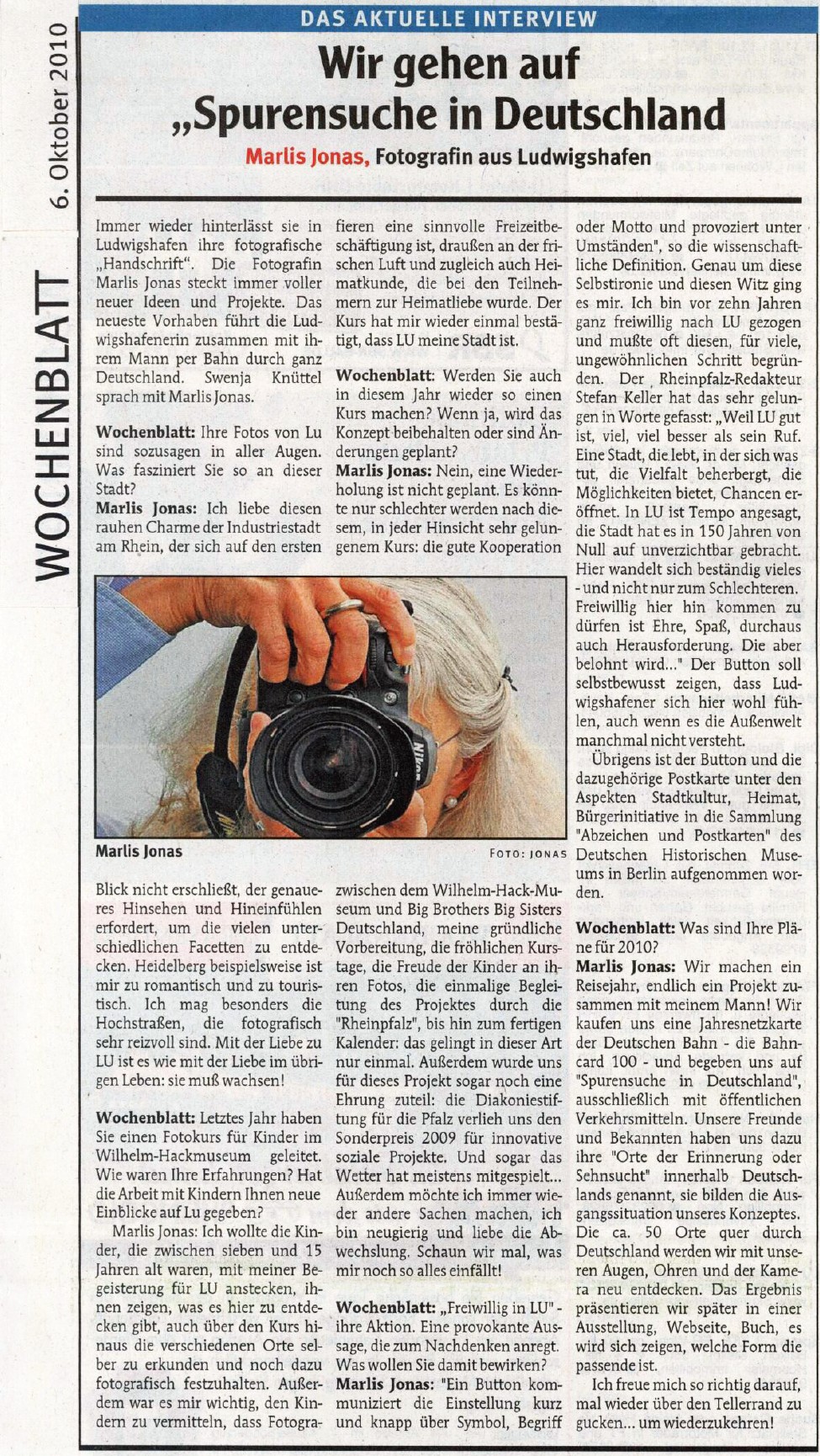Projektvorstellung Wochenblatt Ludwigshafen